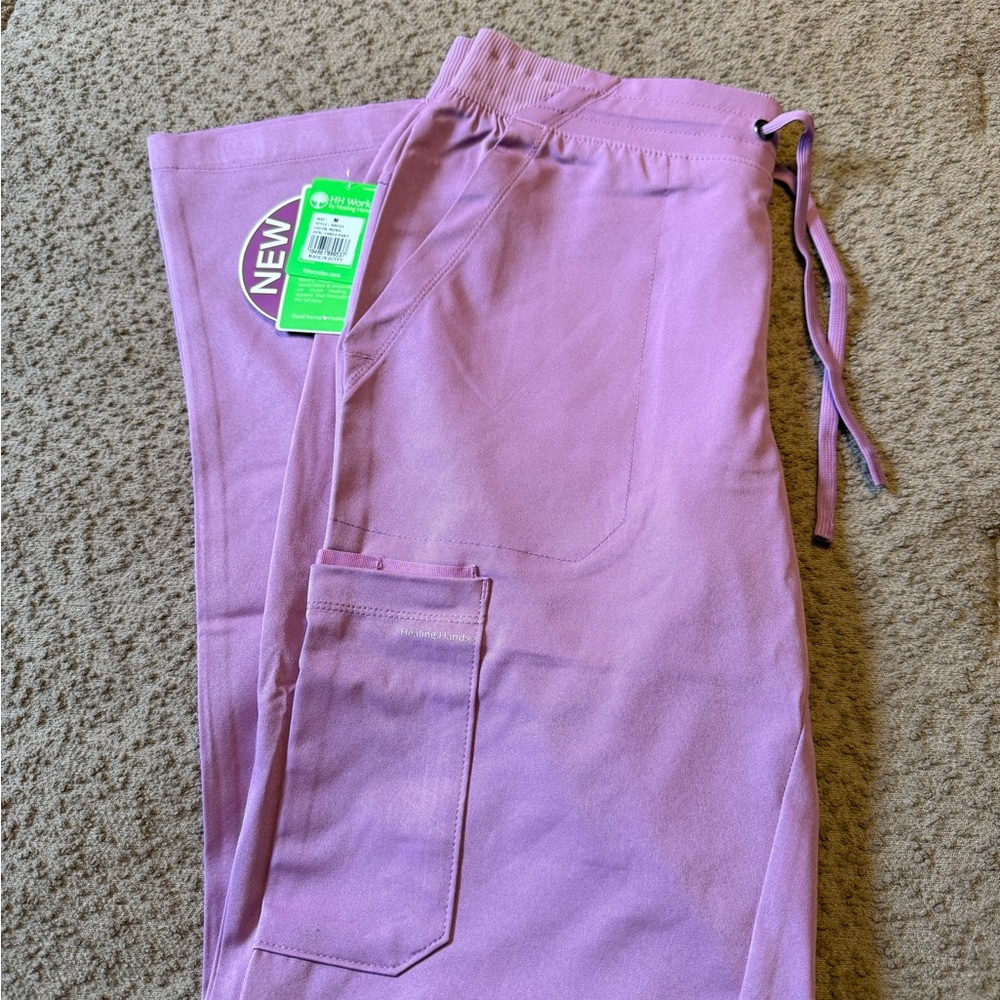 Healing Hands Lavender Scrub Pants